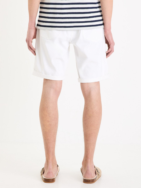 Celio Pantaloni scurți albi pentru bărbați Celio Mohitobm 30