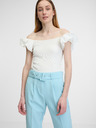 Orsay Pantaloni de culoare albastru deschis pentru femei ORSAY