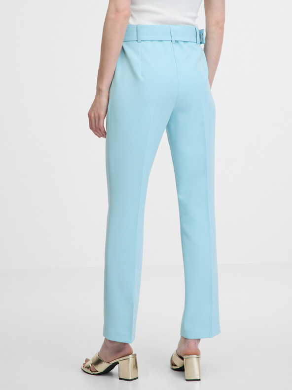 Orsay Pantaloni de culoare albastru deschis pentru femei ORSAY