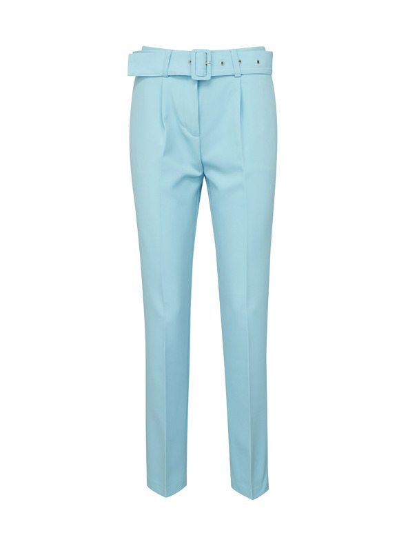 Orsay Pantaloni de culoare albastru deschis pentru femei ORSAY