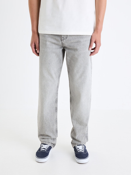 Celio Blugi largi gri pentru bărbați Celio C75 Foloose