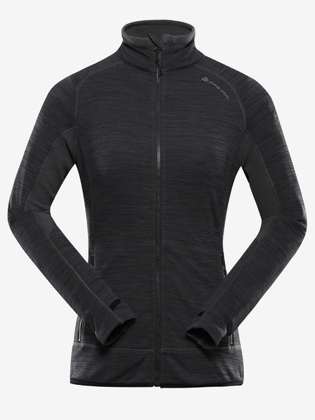ALPINE PRO Hanorac cu uscare rapidă pentru femei negru cu uscare rece Alpine Pro ONNECA