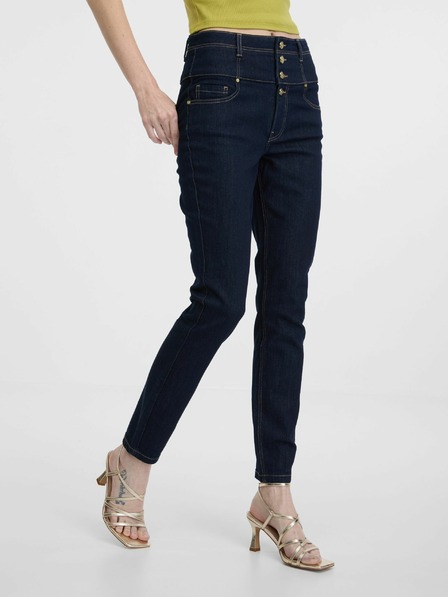 Orsay Blugi skinny albastru închis pentru femei ORSAY