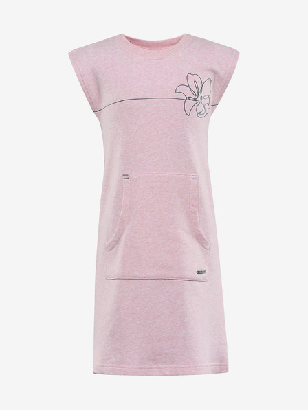 ALPINE PRO Rochie roz pentru fete Alpine Pro HUDERO