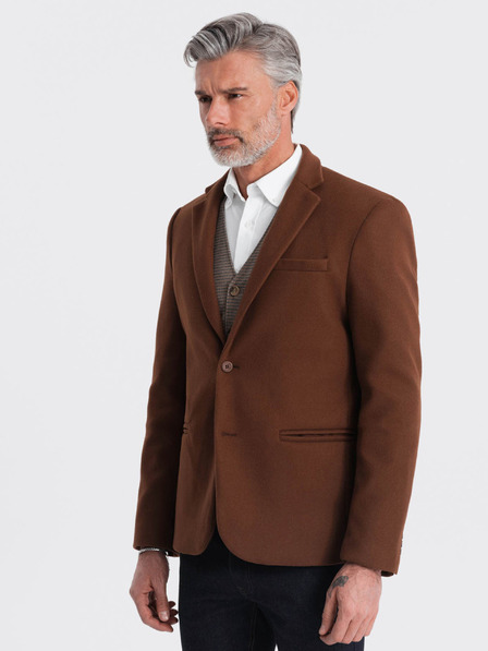 Ombre Clothing Jachetă bărbătească maro Ombre Clothing