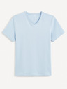 Celio Tricou basic albastru deschis pentru bărbați Celio Neuniv