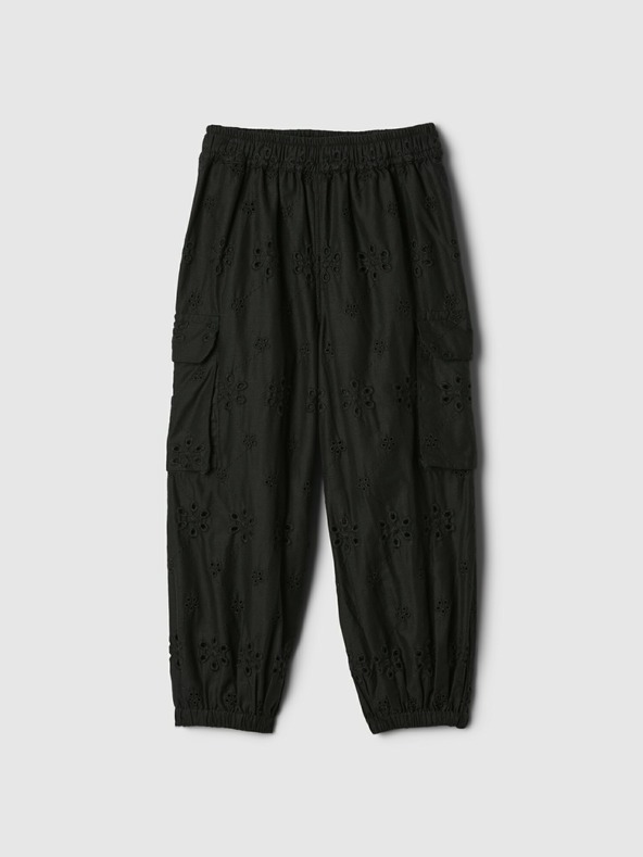 GAP Baby pantaloni cargo din dantelă GAP