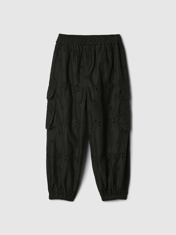 GAP Baby pantaloni cargo din dantelă GAP