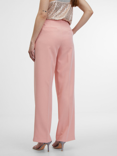 Orsay Pantaloni de damă de culoare corai ORSAY