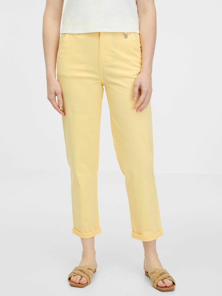 Orsay Pantaloni galbeni pentru femei ORSAY
