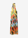 Desigual Rochie de plajă galbenă cu flori pentru femei Maxi Desigual Tropi