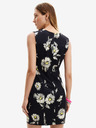 Desigual Desigual Lorean negru rochie cu flori pentru femei