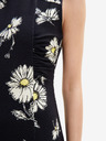 Desigual Desigual Lorean negru rochie cu flori pentru femei