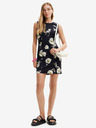 Desigual Desigual Lorean negru rochie cu flori pentru femei