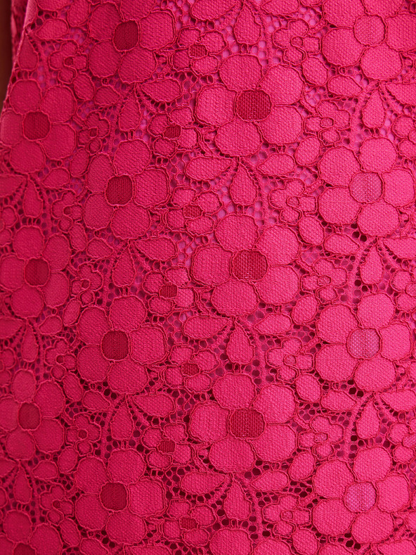 Desigual Rochie de dantelă Desigual Lace roz închis pentru femei