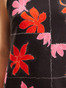Desigual Rochie mini florală roșie și neagră pentru femei Desigual Houston