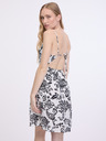 ONLY Rochie florală albă și neagră pentru femei ONLY Kiera