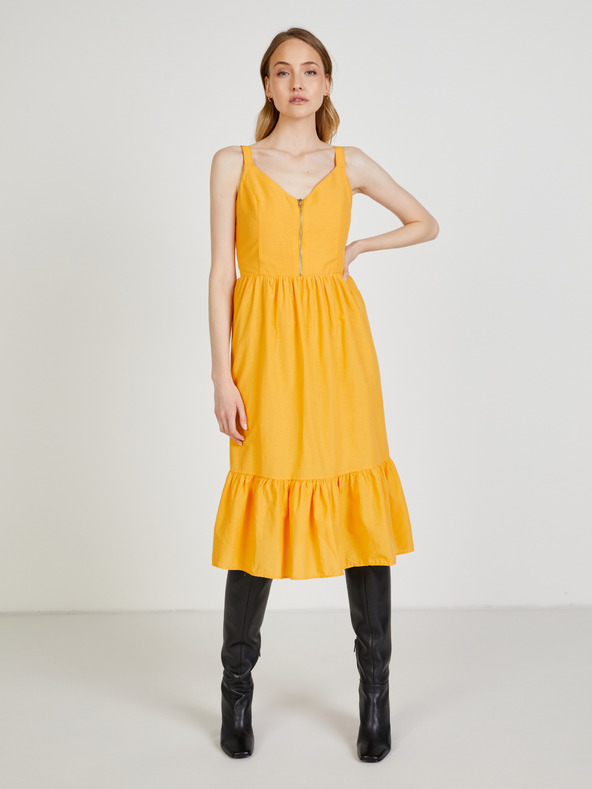 Trendyol Rochie fără bretele portocalie Trendyol