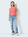 Noisy May Tricou de bază Coral pentru femei Noisy May Maya