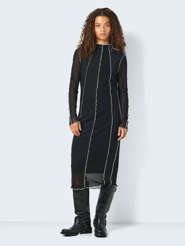 Noisy May Rochie midi neagră pentru femei Noisy May Carrie