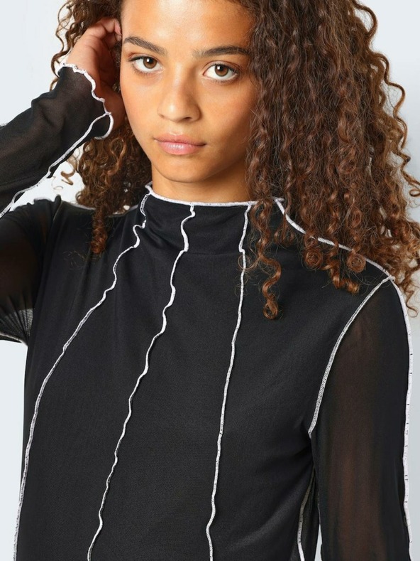Noisy May Rochie midi neagră pentru femei Noisy May Carrie