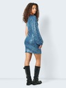 Noisy May Rochie teacă cu paiete pentru femei Noisy May Scarlett albastru