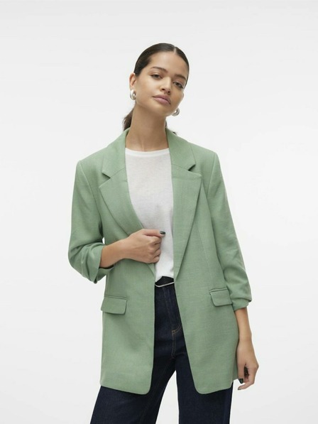 Vero Moda Blazer pentru femei Vero Moda Frida verde închis