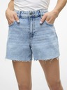 Vero Moda Pantaloni scurți din denim albastru deschis pentru femei Vero Moda Tess