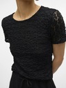 AWARE by VERO MODA Cămașă neagră din dantelă pentru femei AWARE by VERO MODA Vania