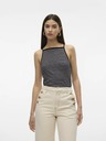 AWARE by VERO MODA Tricou negru cu dungi pentru femei AWARE by VERO MODA Wett