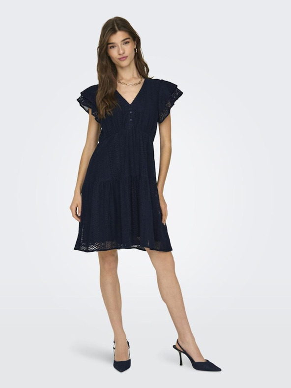 ONLY Rochie de dantelă albastru închis pentru femei ONLY Helena