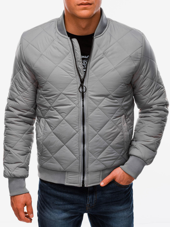 Edoti Jachetă bomber de tranziție pentru bărbați C - gri