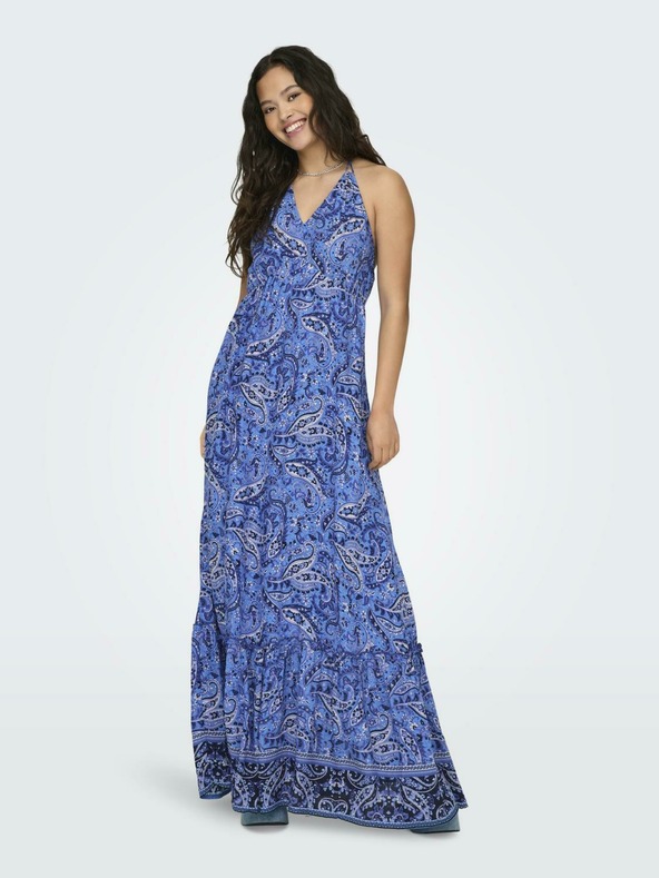ONLY Rochie maxi cu model albastru pentru femei ONLY Veneda