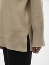 Vero Moda Pulover cu guler înalt bej pentru femei VERO MODA Goldneedle