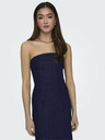 ONLY Rochie midi din denim albastru închis pentru femei ONLY Gisele
