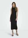 ONLY Rochie midi neagră fără mâneci pentru femei ONLY Lea