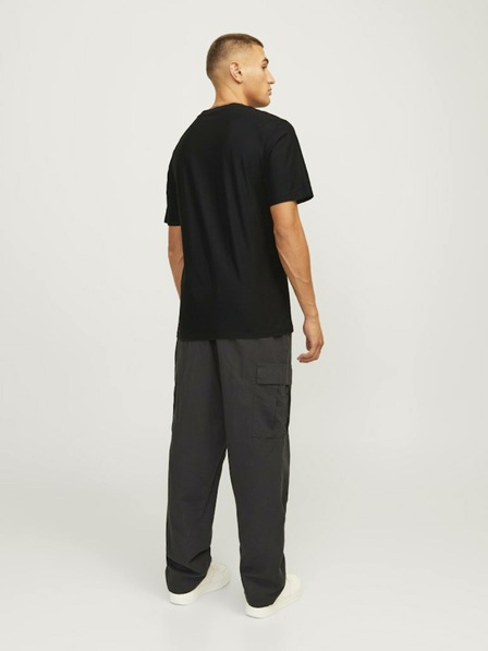 Jack & Jones Tricou negru pentru bărbați Jack & Jones Aruba
