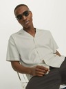 Jack & Jones Cămașă bej cu mânecă scurtă pentru bărbați Jack & Jones Aaron