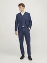 Jack & Jones Pantaloni scurți din lenjerie Jack & Jones Riviera albastru închis pentru bărbați