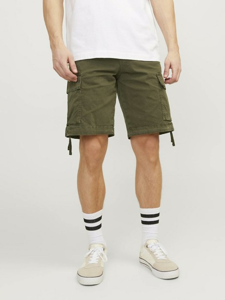 Jack & Jones Pantaloni scurți cargo kaki pentru bărbați Jack & Jones Cole