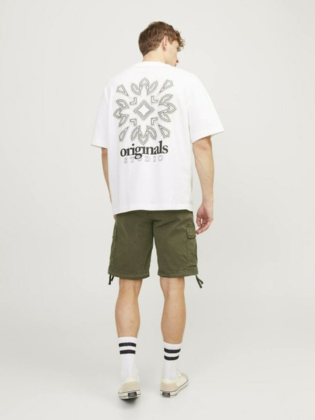 Jack & Jones Pantaloni scurți cargo kaki pentru bărbați Jack & Jones Cole