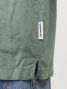 Jack & Jones Cămașă din in cu mânecă scurtă, verde, pentru bărbați Jack & Jones Faro
