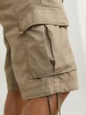 Jack & Jones Pantaloni scurți cargo bej pentru bărbați Jack & Jones Cole