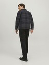 Jack & Jones Tricou Jack & Jones Roy Checked gri închis pentru bărbați
