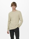 ONLY & SONS Pulover basic bărbați bej ONLY & SONS Panter