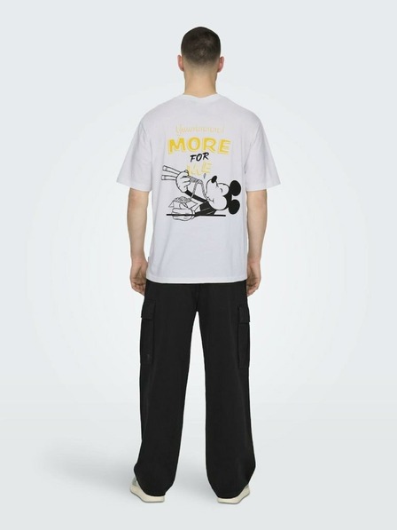 ONLY & SONS Tricou alb pentru bărbați ONLY & SONS Disney