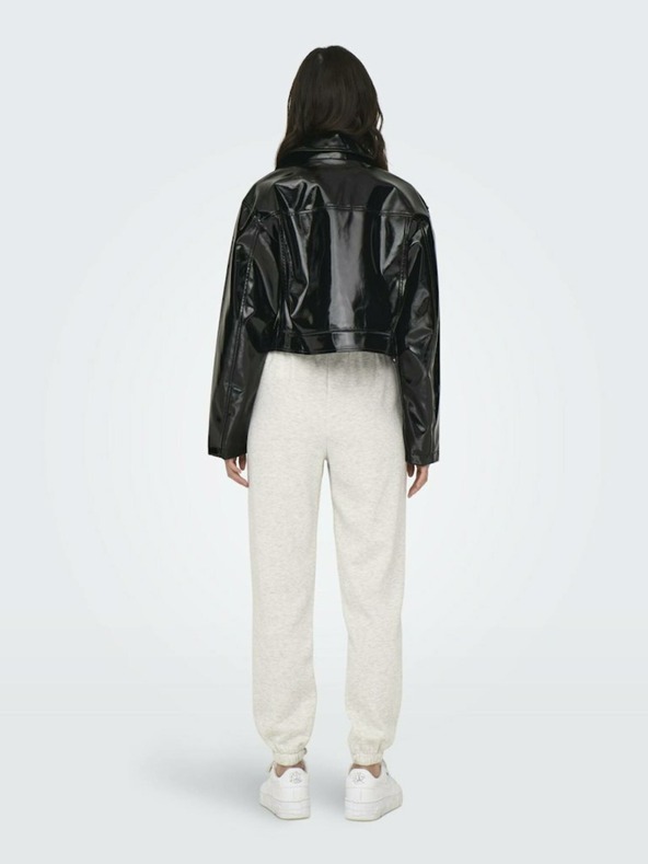 ONLY Jachetă din piele neagră pentru femei ONLY Simone