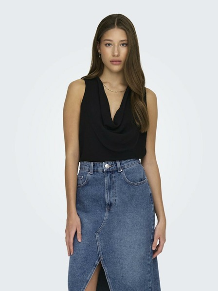 ONLY Top negru pentru femei ONLY Mette