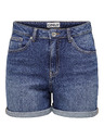 ONLY Pantaloni scurți din denim albaștri pentru femei ONLY Josephine