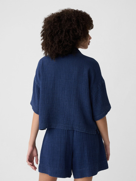 GAP Cămașă din in crop GAP
